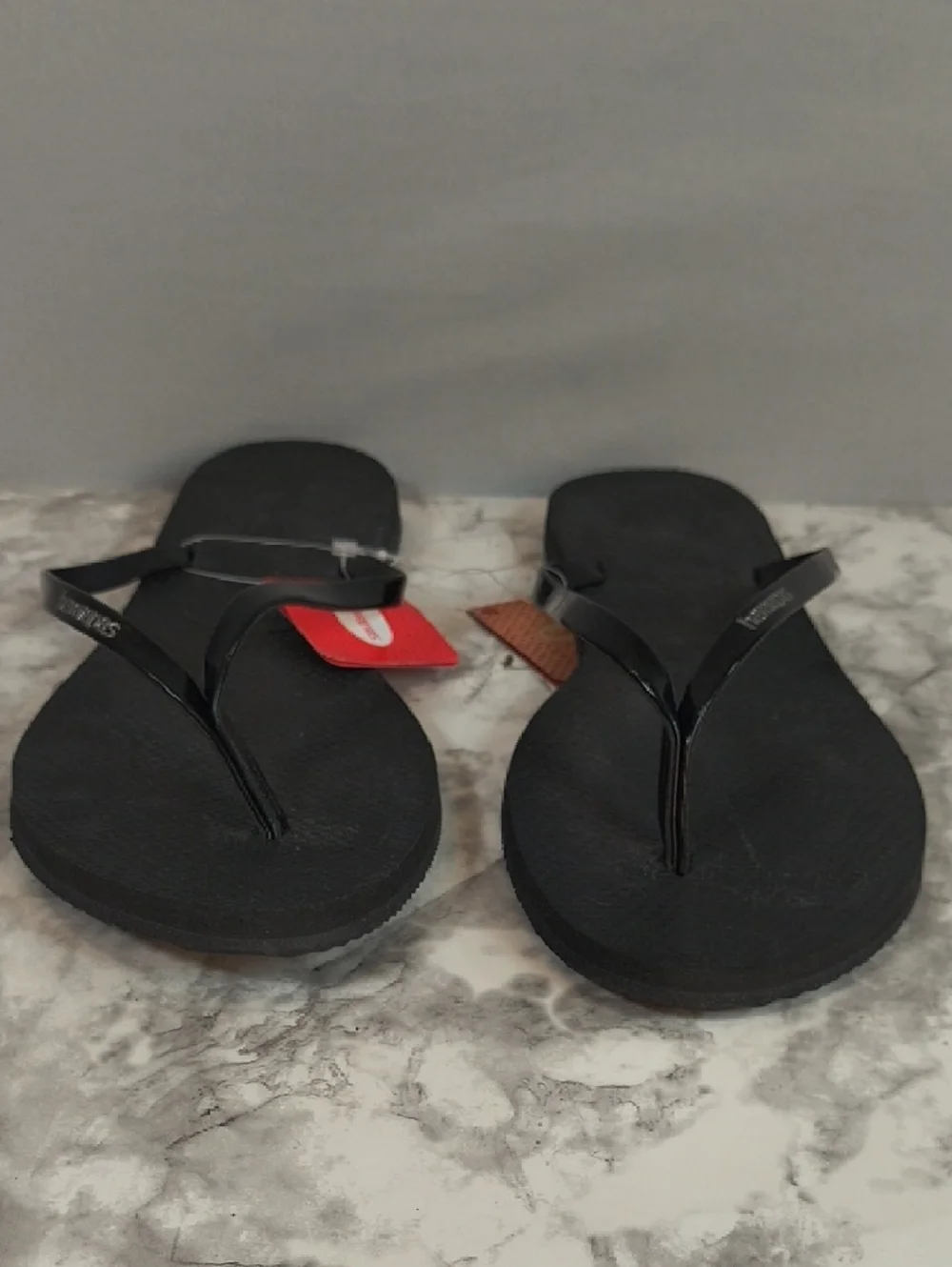 Havaianas Women’s Slim Flip Flops - Black NWT Size 11/12 - Picture 2 of 6